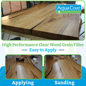AquaCoat on a guitar or piano for a smooth finish.