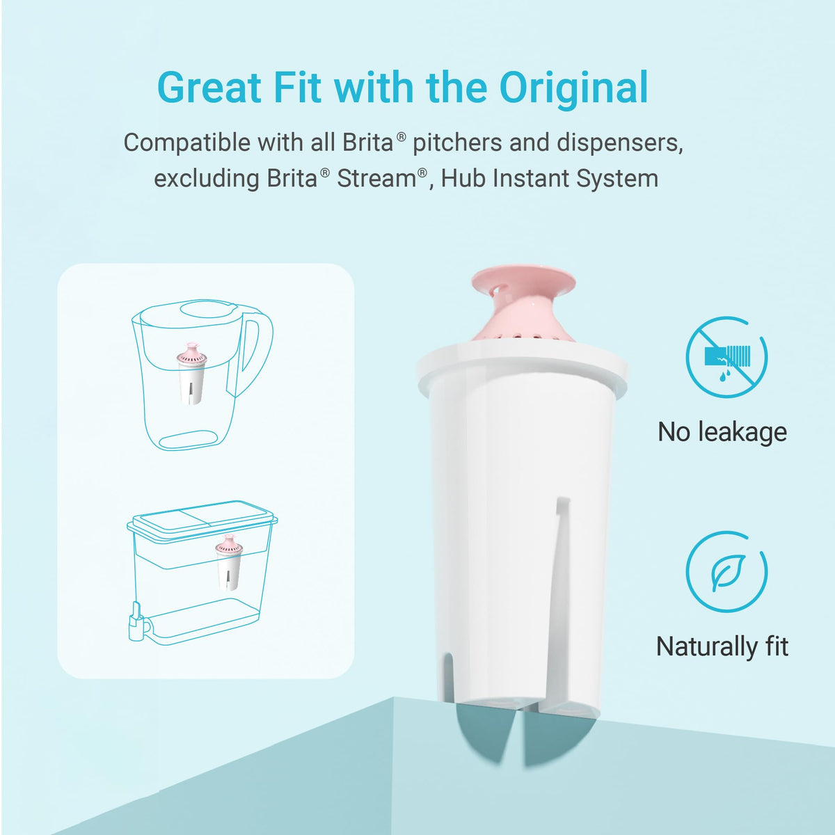 AQUA CREST 06-MG filter offers limescale-prevention for cleaner appliances.