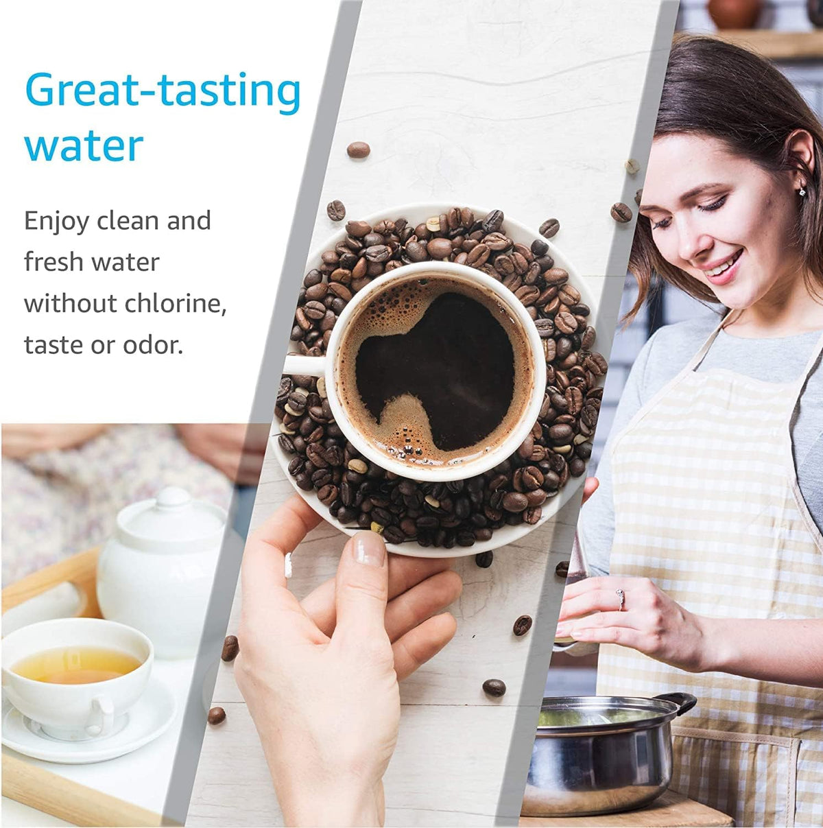 AQUA CREST 06L compatible with Brita Ultramax and Everyday.