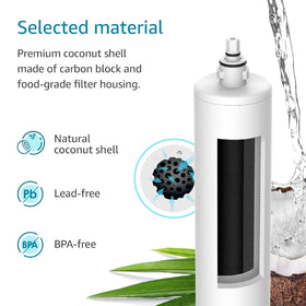 AQUA CREST under-sink kit provides reliable six-month life or 2,000 gallons.
