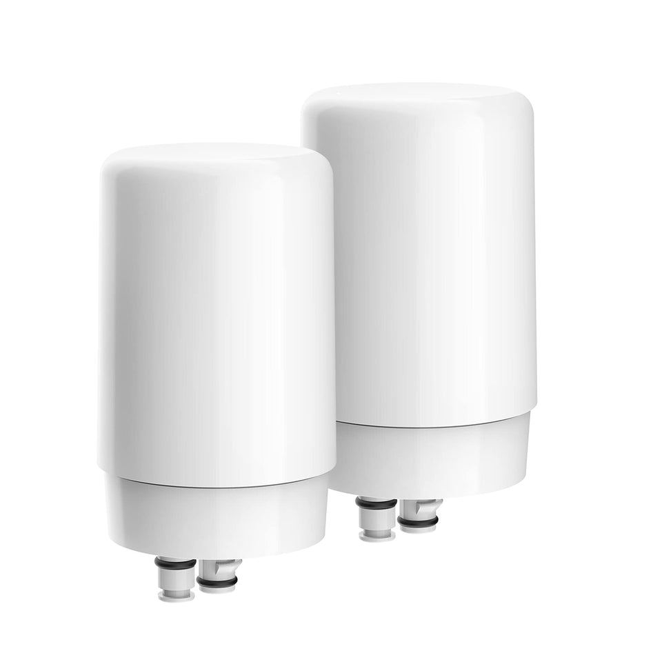 AQUA CREST 7027W faucet filter pack ready for quick replacement and clean taste.