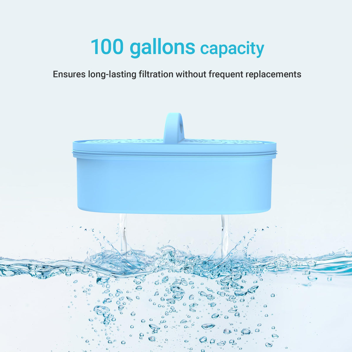 AQUA CREST advanced absorption material for longer-lasting filtration