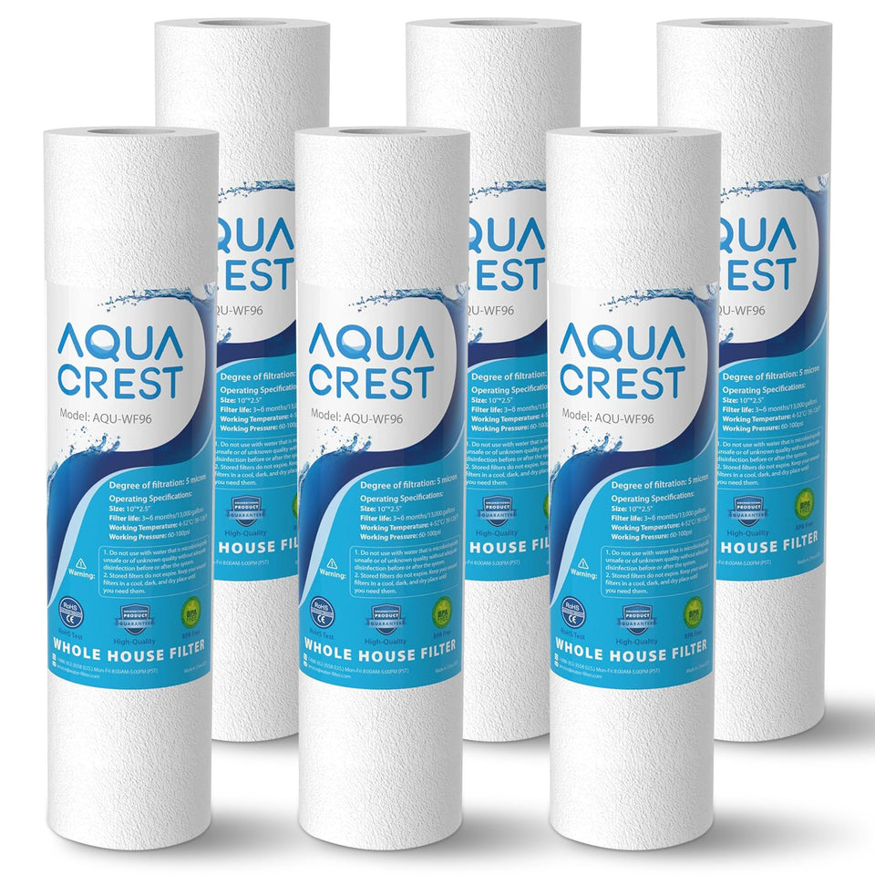 AQUA CREST AP110 sediment filter body for easy, secure installation