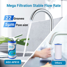 Demonstration of AQUA CREST AP810 achieving strong water flow.