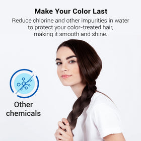 Clear water droplets illustrating improved clarity after filtration for a better shower experience.