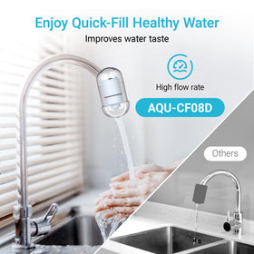 AQUA CREST CF08D BPA-free and lead-free construction for safe drinking water.