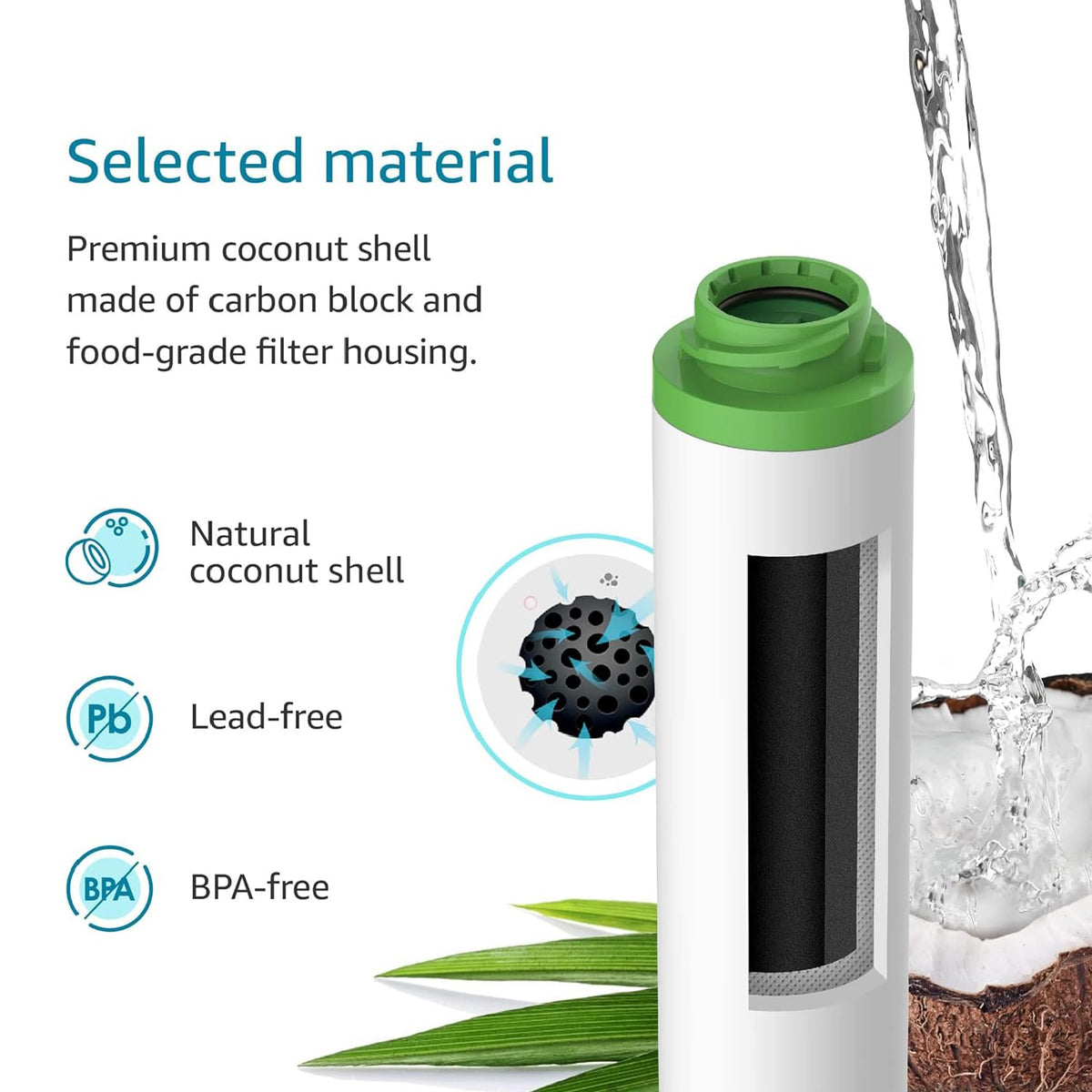 Aqua Crest FQK2J dual-flow design balances water pressure and filtration.