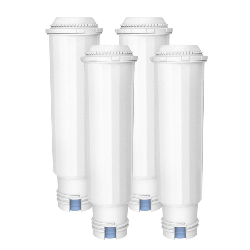 AQUA CREST F088 coffee water filter shown with KitchenAid compatibility for purer brew water