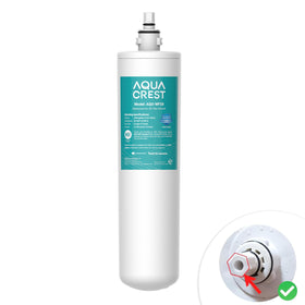 Aqua Crest FQK1R under-sink filter shown for easy installation and cleaner water.