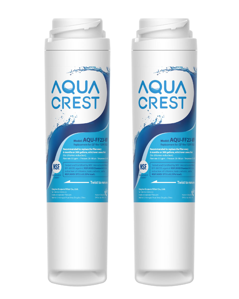 AQUA CREST FQSVF under-sink filter installation for cleaner-tasting water