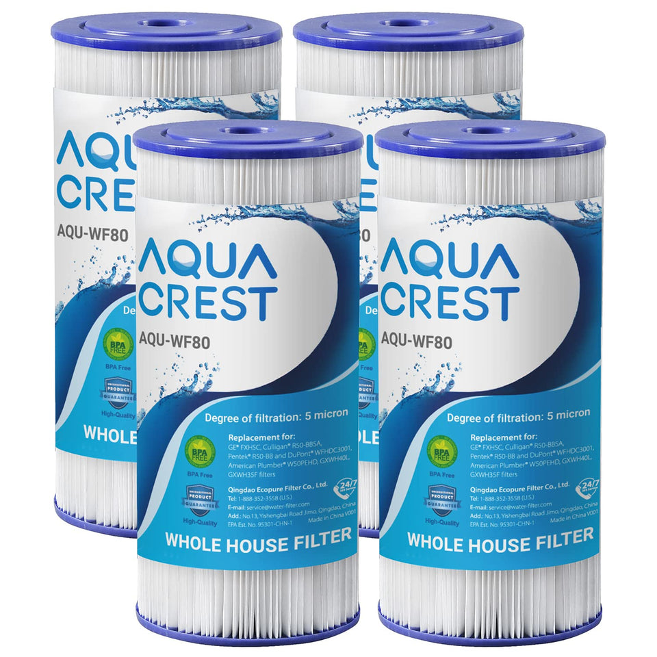 Aqua Crest FXHSC filter pack overview for whole-house filtration