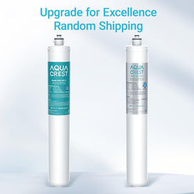 AQUA CREST I2000 carbon-core cartridge reduces chlorine taste and odor