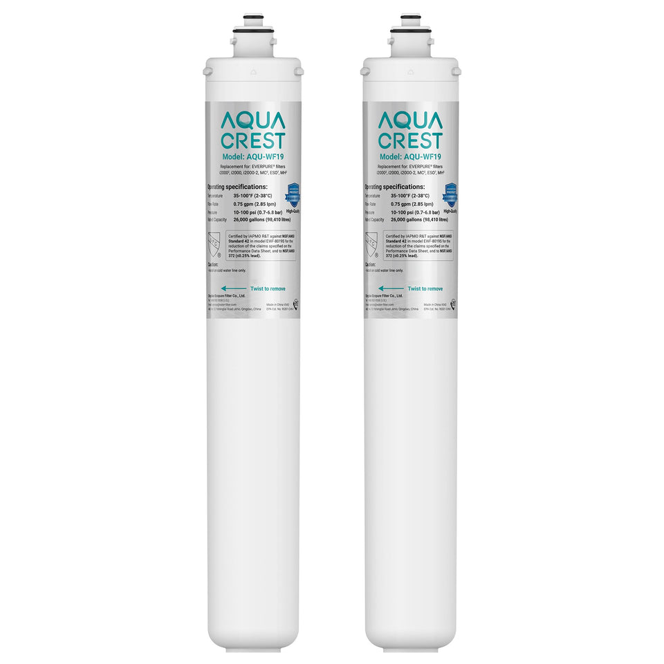 Aqua Crest I2000 under-sink filter for clean-tasting water
