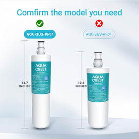 Aqua Crest NSF/ANSI certification indicating reliable performance.