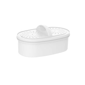 Aqua Crest PF-01A filter close-up showing advanced filtration for cleaner-tasting water