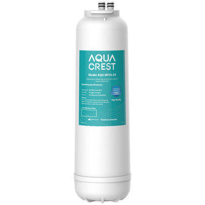Aqua Crest RC EZ 4 filter pack reducing contaminants for cleaner water.