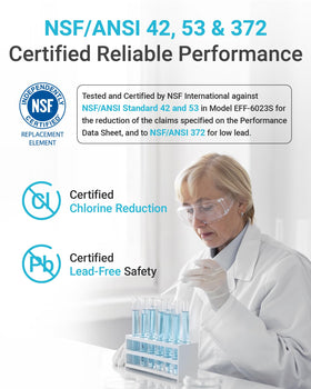 AQUA CREST filter life up to six months for regular use