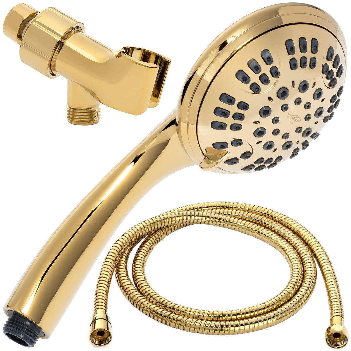 Aqual Elegante showerhead with six settings for stronger water pressure