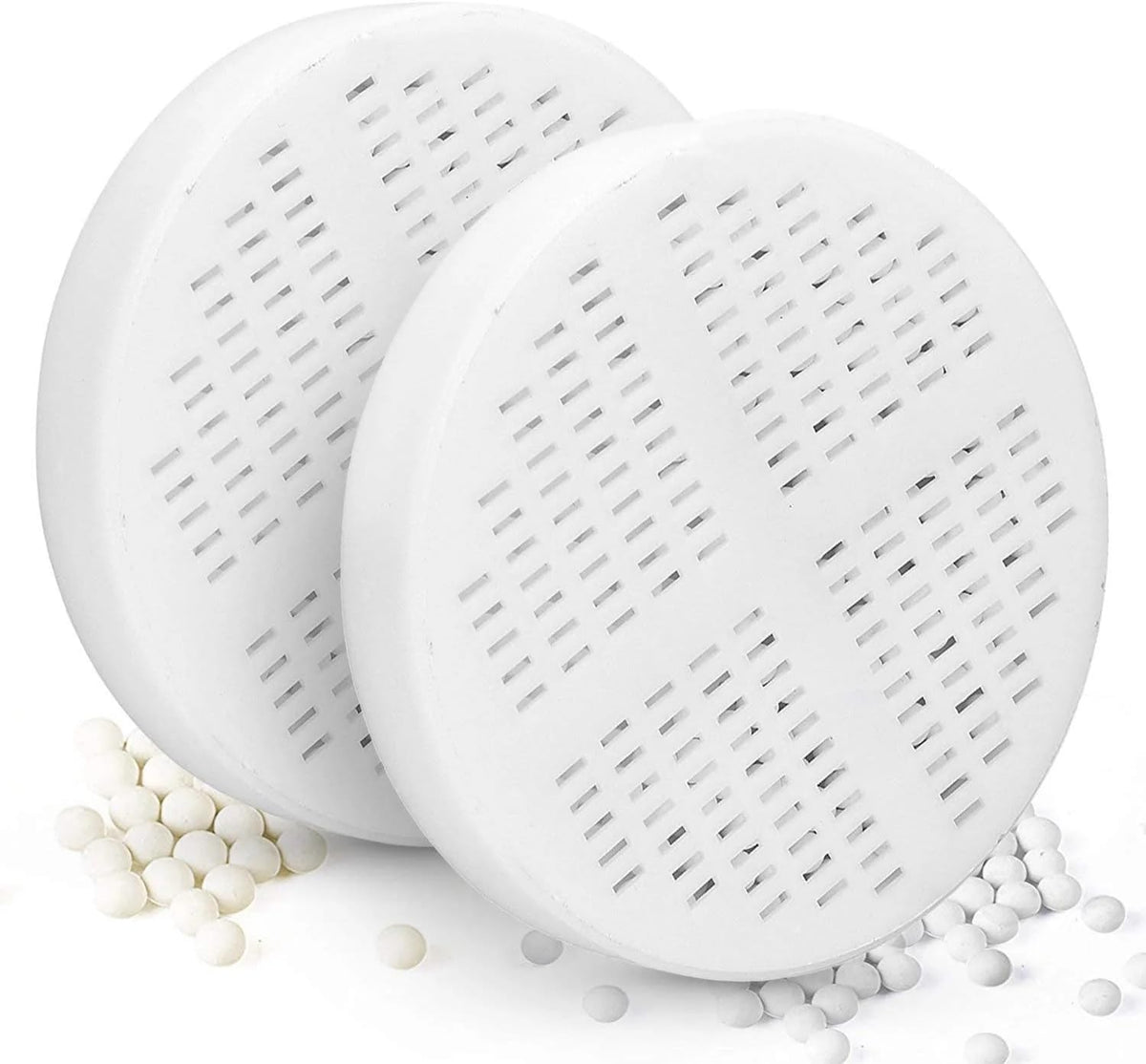 Overview of AquaHomeGroup Vitamin C + E + A shower filter pack.