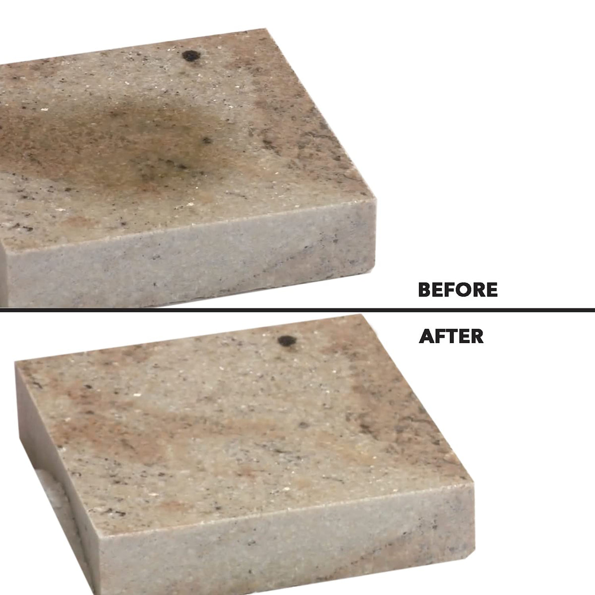 Aqua Mix Poultice Stain Remover coverage area illustrates economical cleaning per pound.