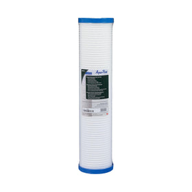 Aqua-Pure AP810-2 sediment filter reduces 5 micron sediment for clearer water.