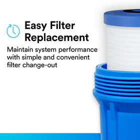 Protects pipes and appliances by reducing sediment buildup.