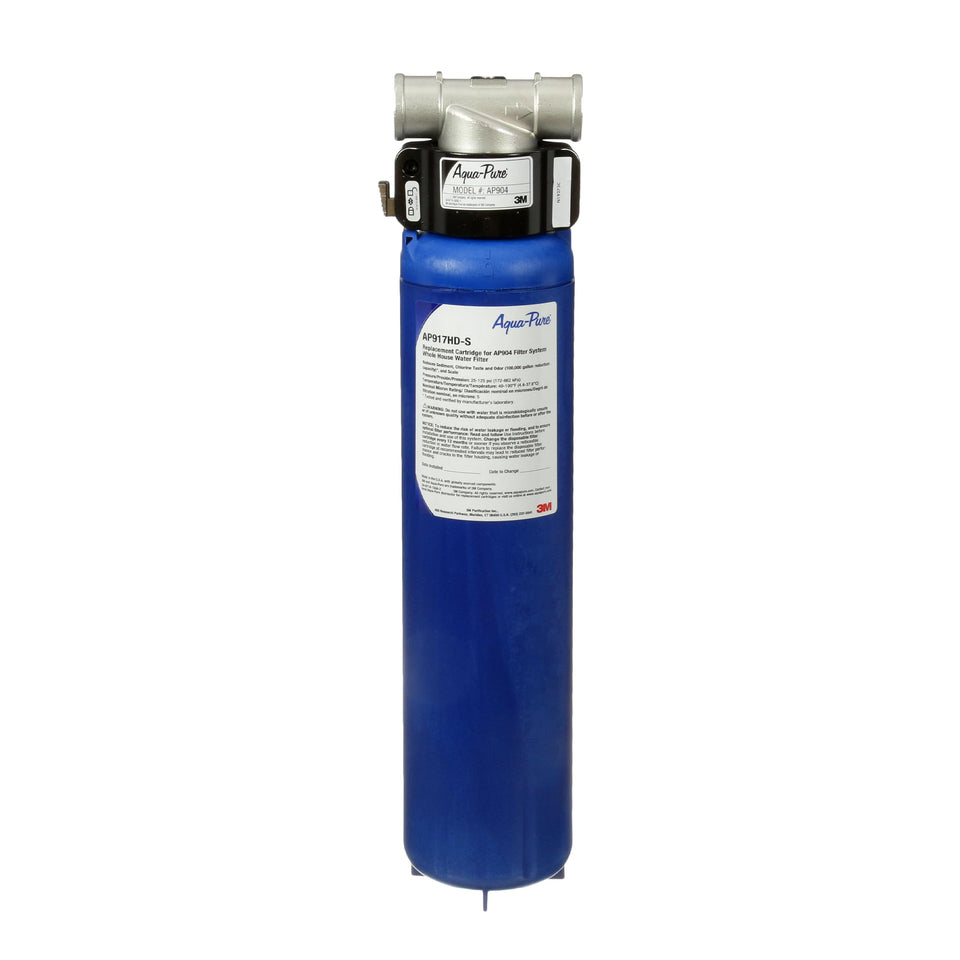 Aqua-Pure AP904 head with 1-inch inlet/outlet for easy installation.