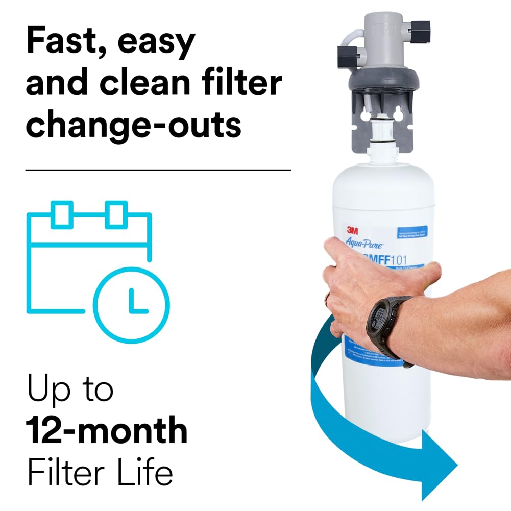Aqua-Pure FF101 carbon-block filtration improves taste and odor in water