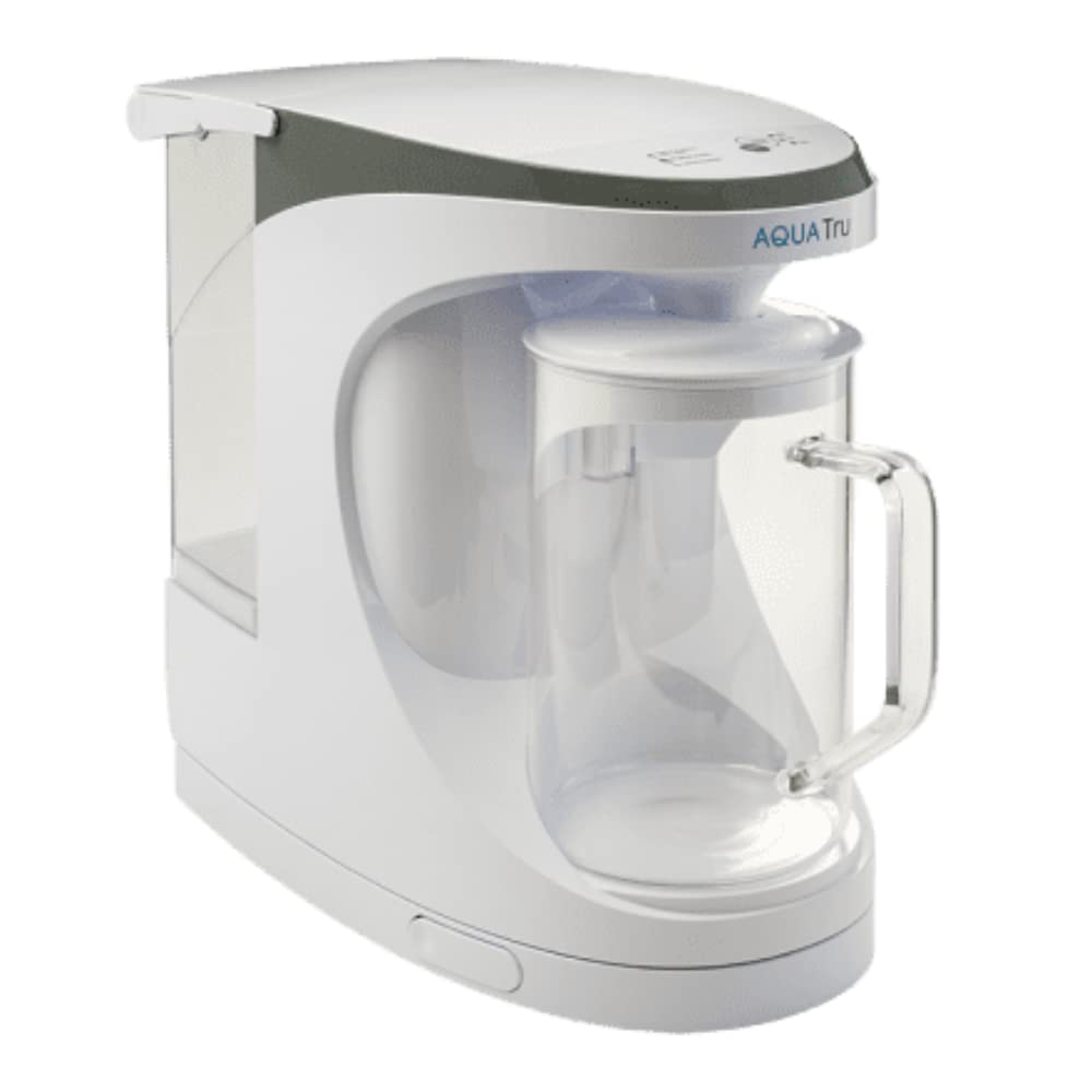 AQUA TRU Carafe Sliding Tray side view demonstrates easy glide and access