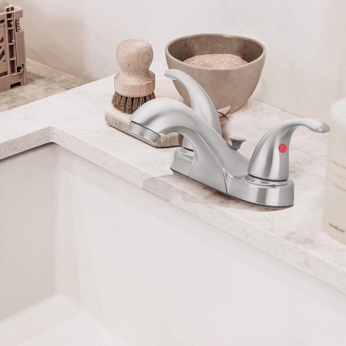 Aqua Vista quick-install-pop-up-drain simplifies setup and maintenance