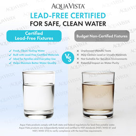 Aqua Vista 30-B410-AV polished chrome finish adds timeless shine.