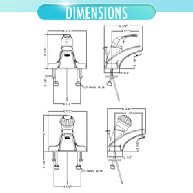 Aqua Vista 30-B410-AV quick-install drain simplifies bathroom upgrades.