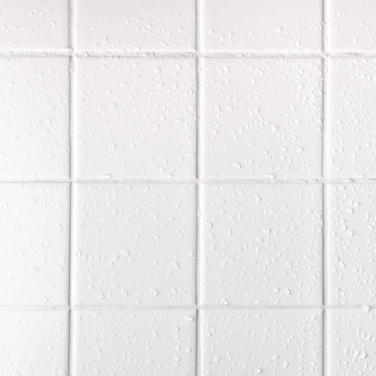 Bathroom shower tile with AQUA-X grout sealer protecting the grout.