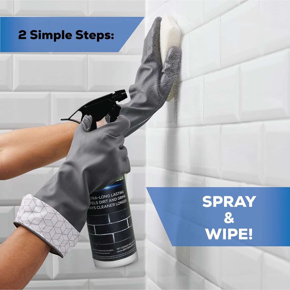 AQUA-X Grout Sealer protecting bathroom tiles with durable moisture barrier.