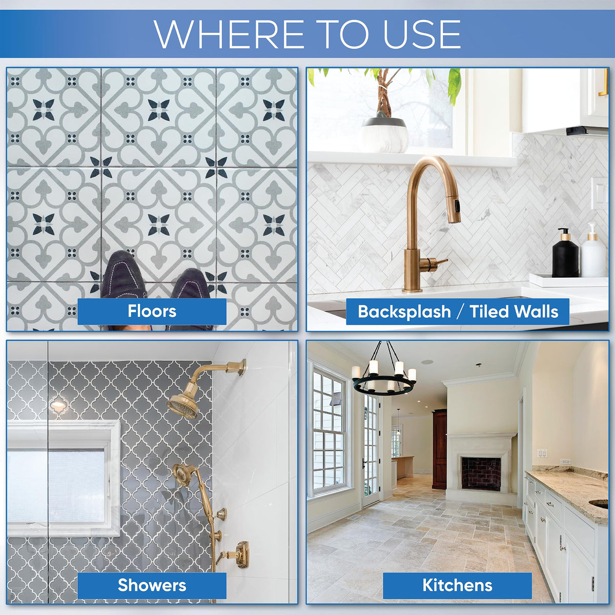 AQUA-X Grout Sealer spray-on application for easy coating.