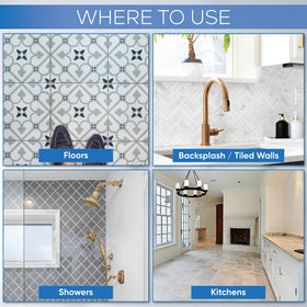 AQUA-X Grout Sealer spray-on application for easy coating.