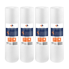 Aquaboon 1-micron sediment filter 20x4.5 pack ready for installation.