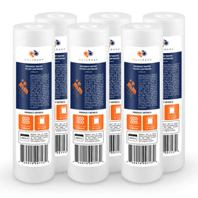 Aquaboon 5-micron sediment filter demonstrating fine filtration for rust and dirt