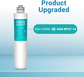 AQUA CREST 1000R replacement cartridge inside box ready for installation.