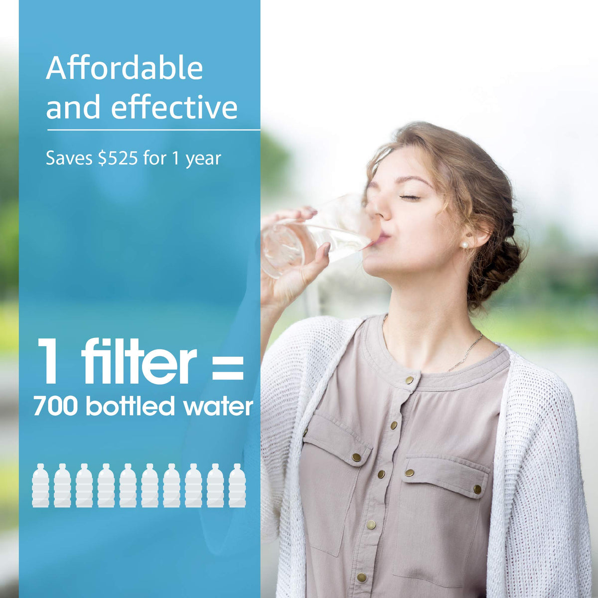 Three-pack AQUA CREST filter provides value for ongoing filtration.