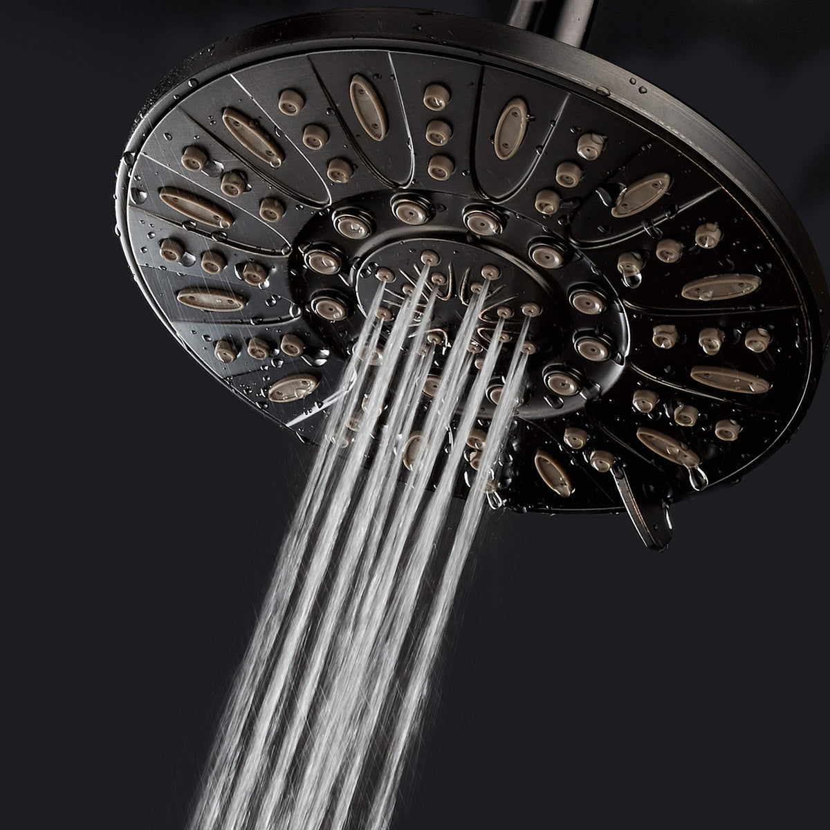 AquaDance angle adjustable head directs spray toward your preferred spot