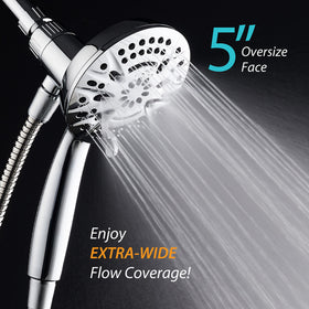 Aquadance chrome finish keeps a premium look and durability