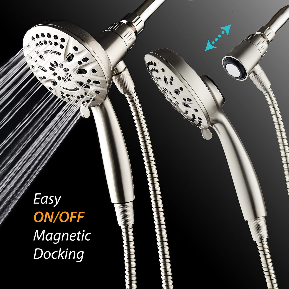 AquaDance four-zone dial control for customizable spray settings