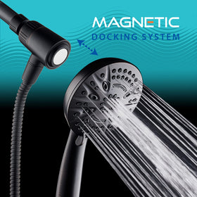 AquaDance giant 5inch head delivers powerful, full-coverage showers