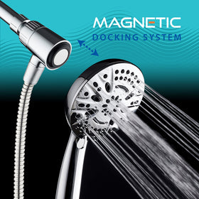 Aquadance giant 5inch head provides broad, soaking coverage
