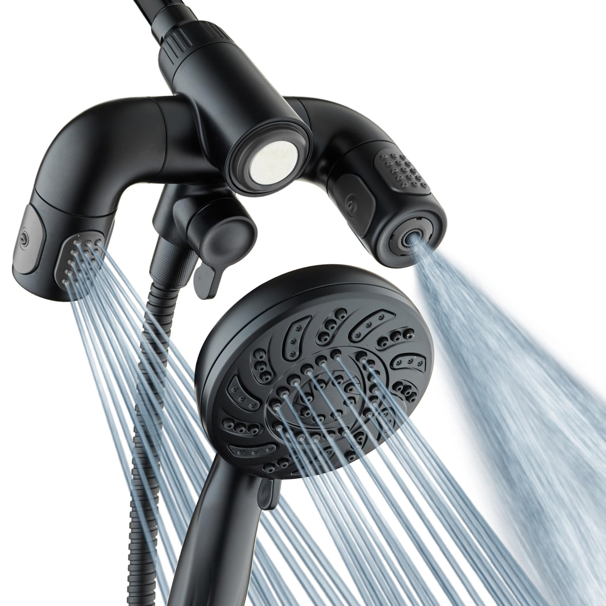 AquaDance high-pressure 14-zone shower head delivers immersive body coverage for a spa-like cleanse