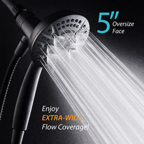 AquaDance matte black finish adds durable, modern style.