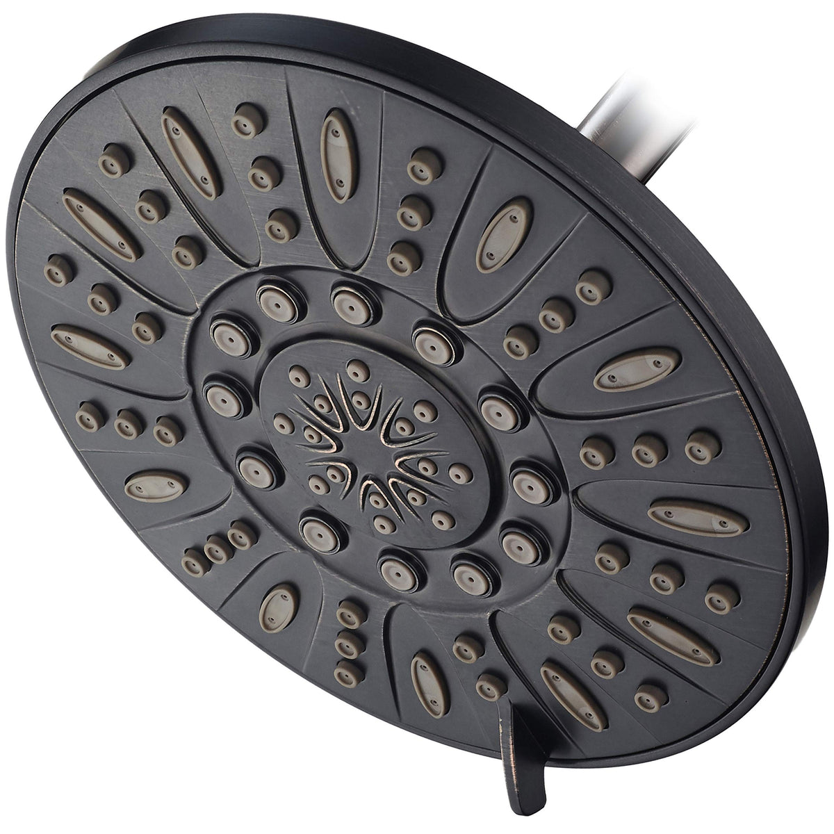 AquaDance oil rubbed bronze 7-inch rain shower head for a spa-like bath