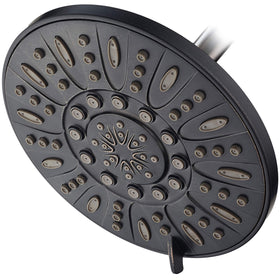 AquaDance oil rubbed bronze 7-inch rain shower head for a spa-like bath