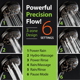 AquaDance oil rubbed bronze finish on face and accessories for premium style.